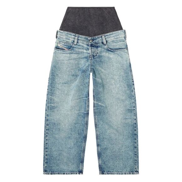 Diesel Blue Denim - Straight-Leg Jeans Women